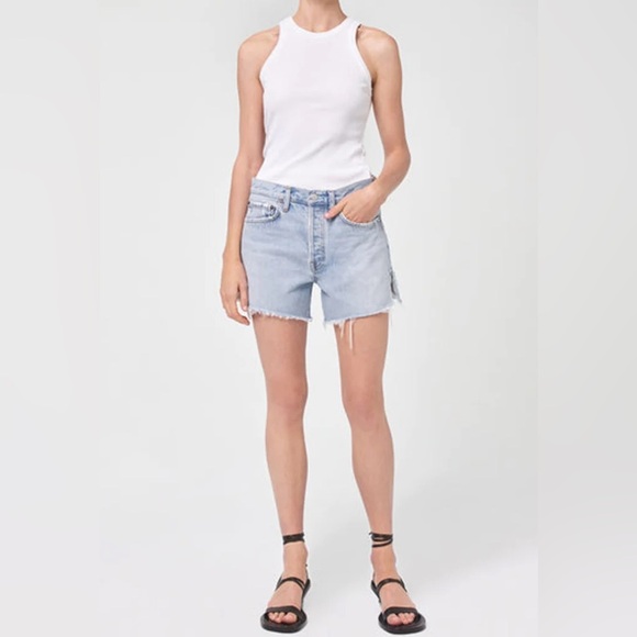 AGolde Parker Long Short Size 32 NWT - Picture 1 of 13